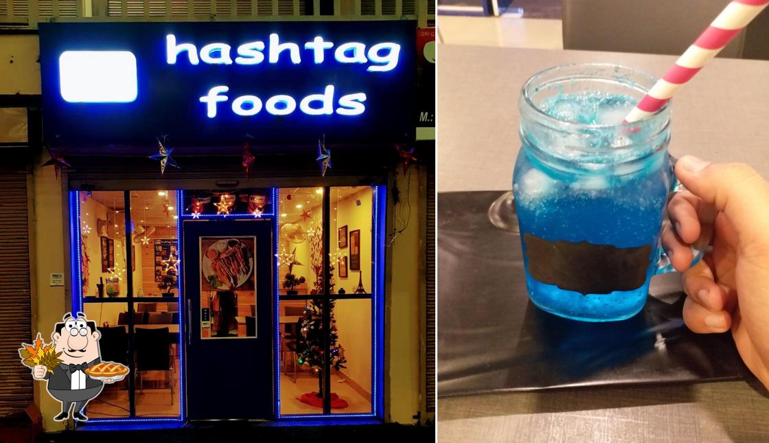 Here's a picture of Hashtag foods