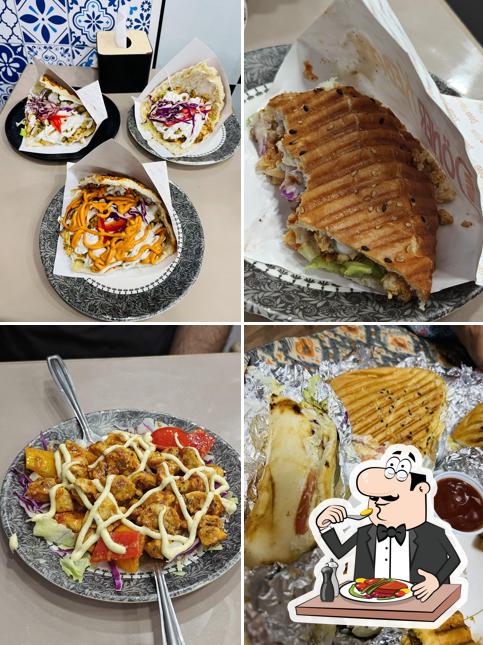 Food at Döner Kebabi