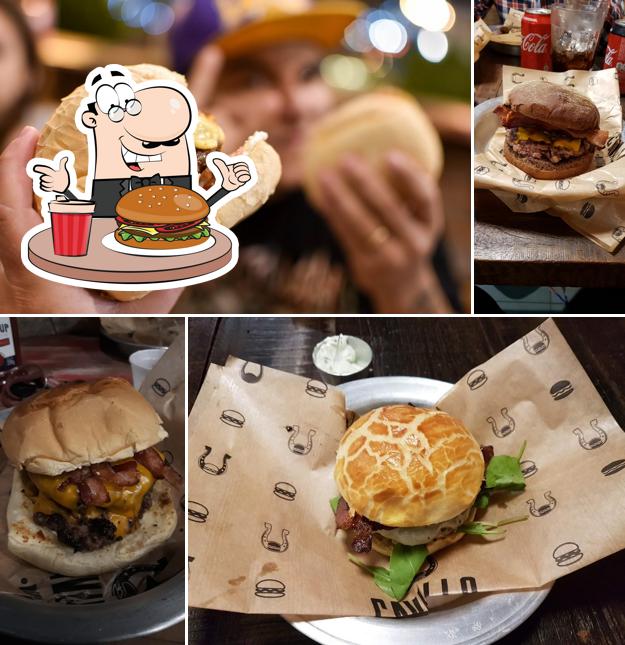 Os hambúrgueres do Cavallo Burguer irão satisfazer diferentes gostos