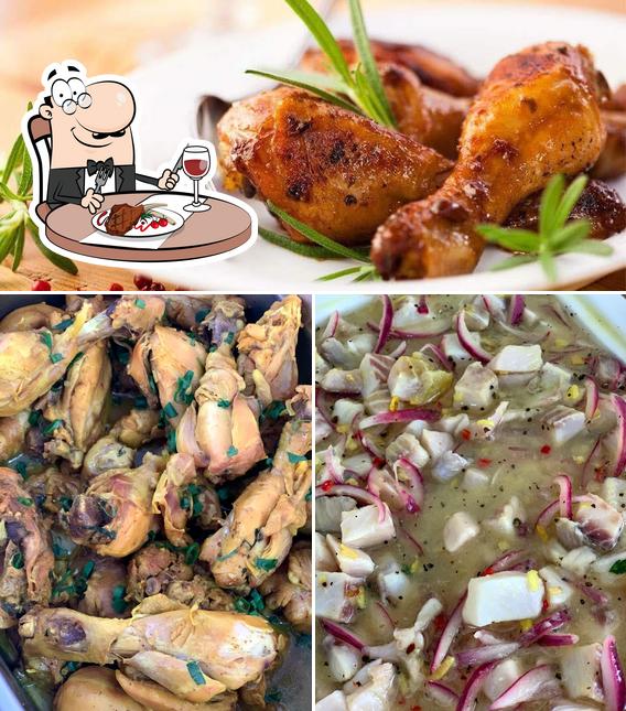 Experimente refeições de carne no Restaurante da Fia