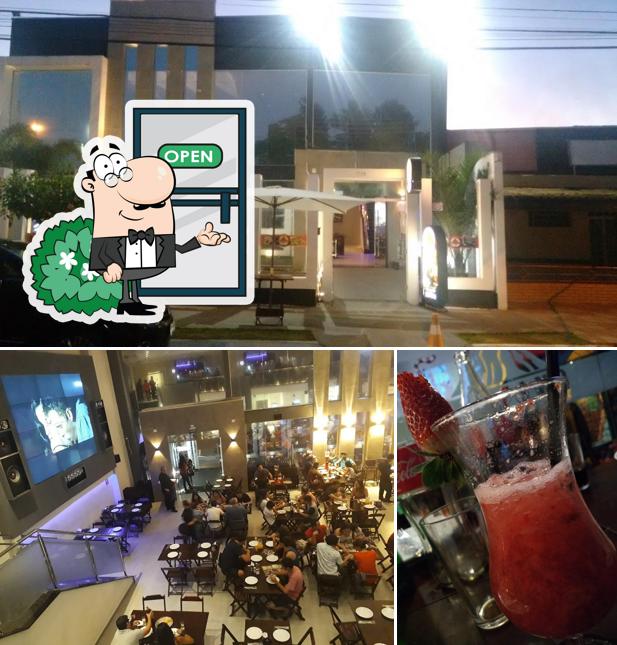 O exterior do Vulcano Pizzaria e Choperia