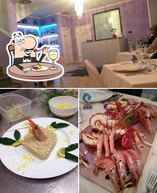 Questa è la foto che mostra la cibo e interni di Ristorante Capriccio