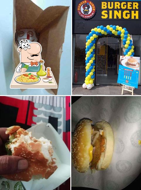 Chocolate mousse at Burger Singh