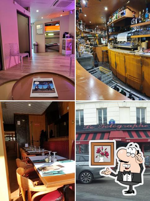 L'intérieur de Le Télégraphe