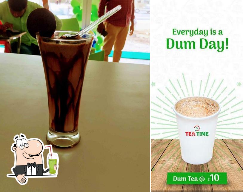 Enjoy a beverage at Tea Time @Semmadai karur