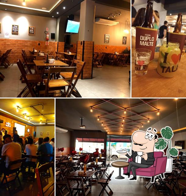 O interior do Boteco do Tala