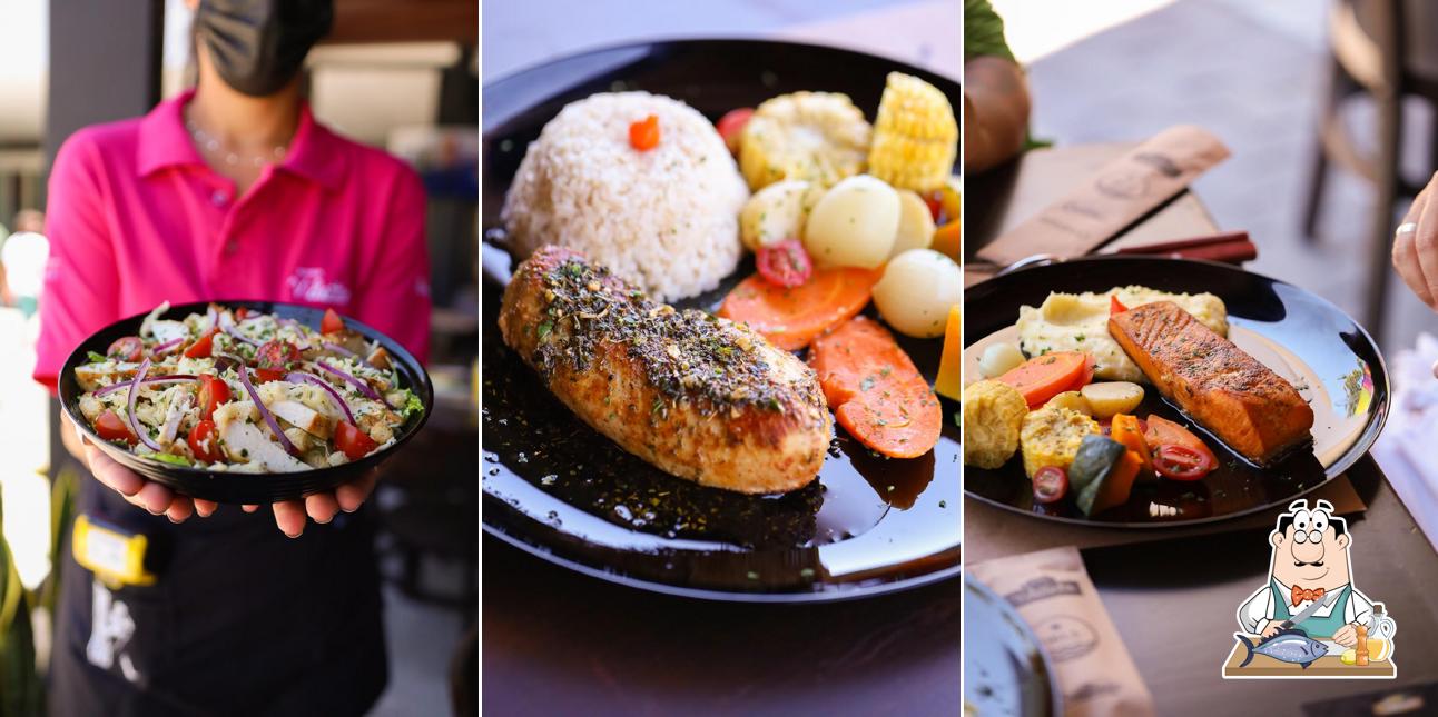 Salmão grelhado em Boteco Vidottinho - Shopping Bandeiras