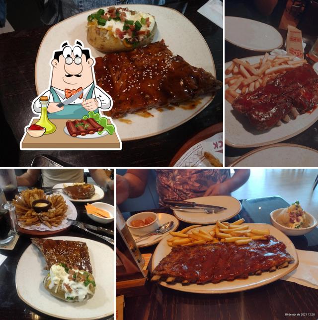 Costelas de porco em Restaurante Outback Steakhouse