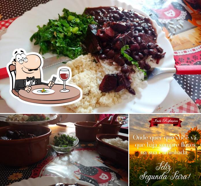 A foto do Inês Refeições "A Griffe da Comida Caseira"’s comida e exterior