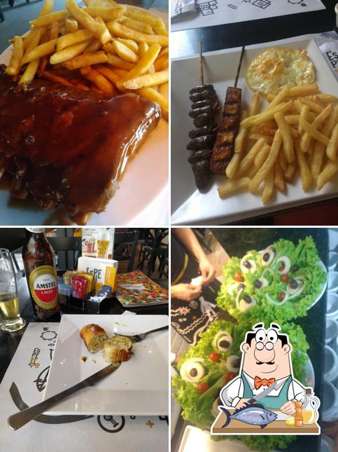 Salmão grelhado em RESTAURANTE E CHOPERIA GRU