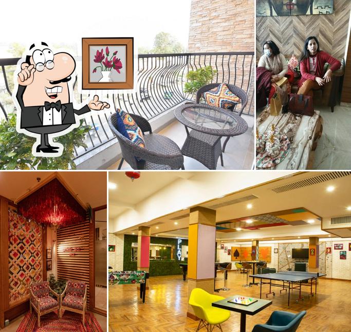 The interior of HOLYWATER Hotel by Ganga Kinare