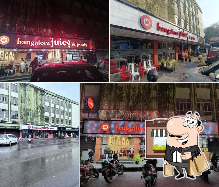 The exterior of bangalore Juicy & foods