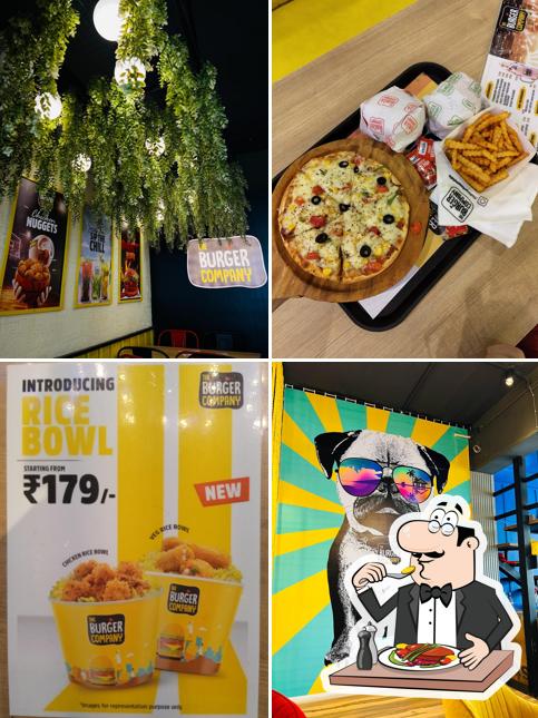 Food at The Burger company