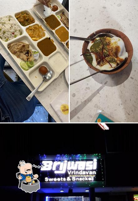 Food at Brijwasi Restaurant Vrindavan