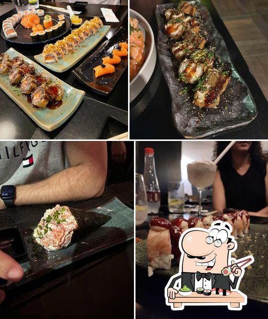 Rolos de sushi são oferecidos por Japa Haus Sushi Bar - Sushi em Blumenau