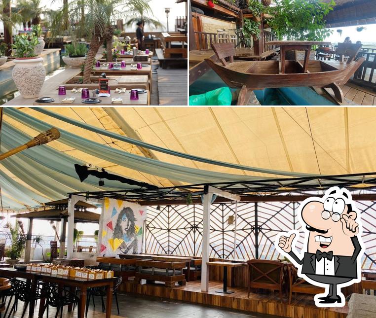 Take a seat at one of the tables at 18 Degrees