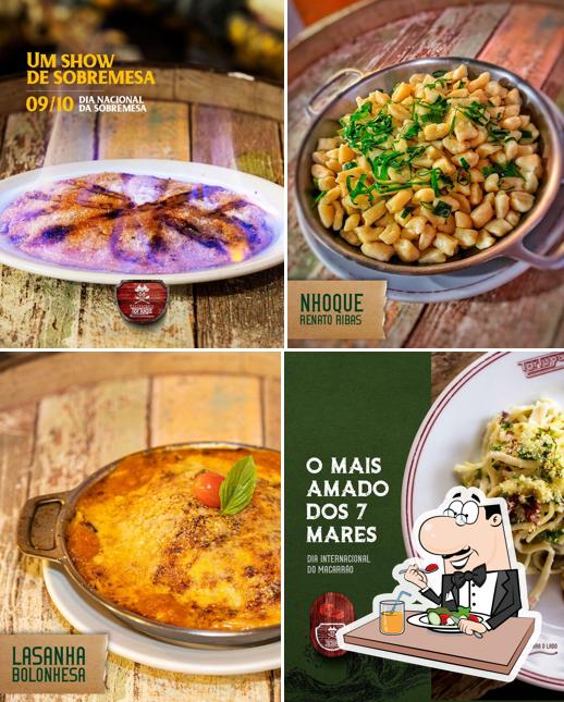 Platos en Restaurante Tortuga