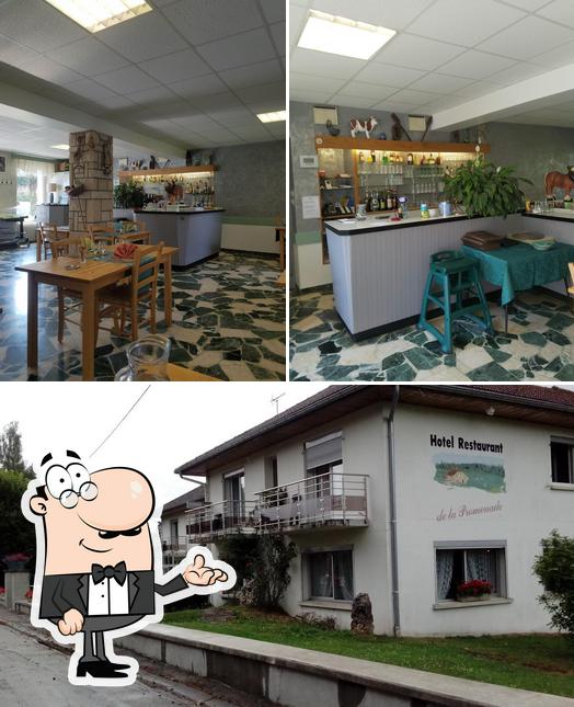 Hotel Restaurant de la Promenade se distingue par sa intérieur et extérieur