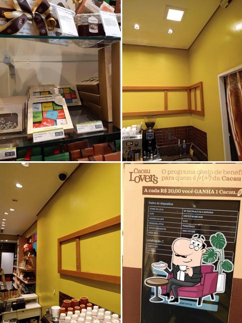 O interior do Cacau Show - Chocolates