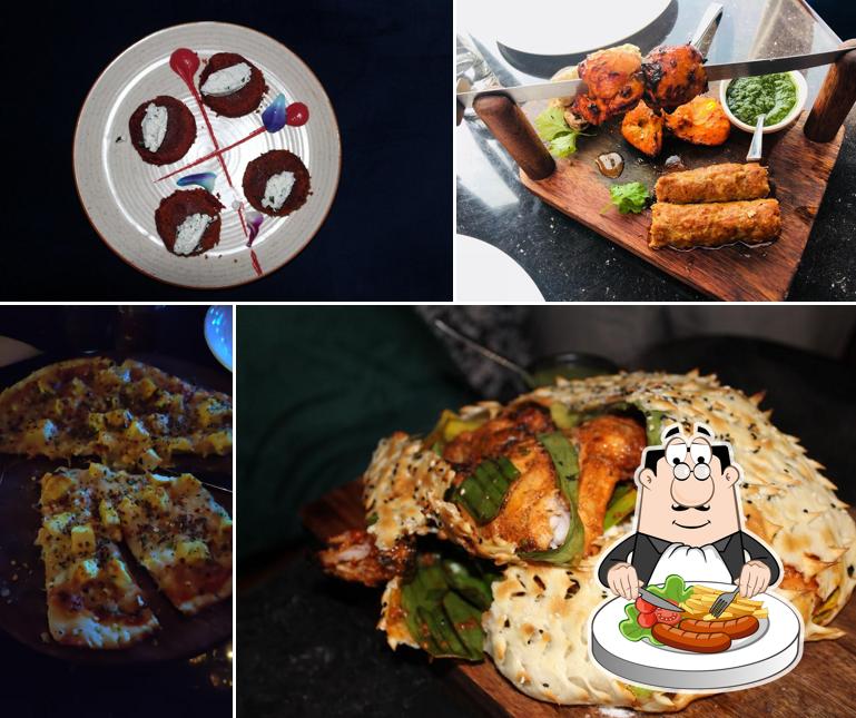 Food at The Société By Big Boyz Lounge