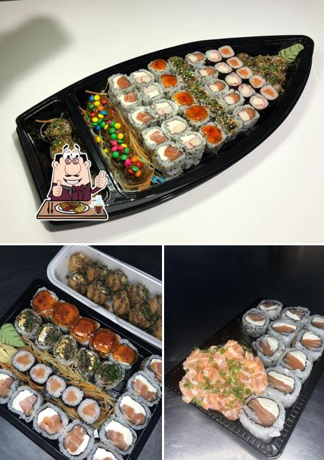 Peça pratos de carne no Hayai Sushi Delivery