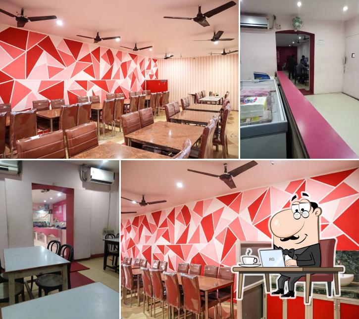 The interior of Vyanjan Restaurant