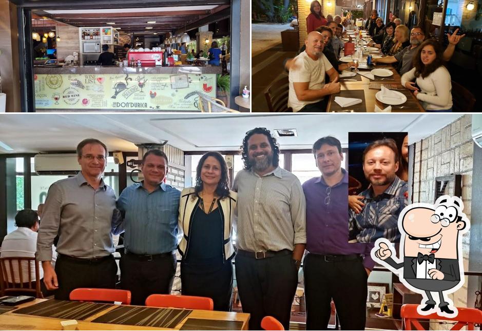 O interior do Restaurante Don'Durica - 201 Norte