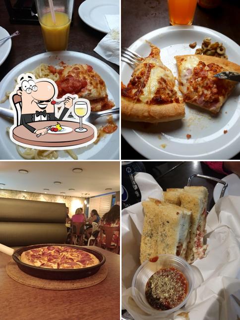 Platos en Pizza Hut (Beira Mar)