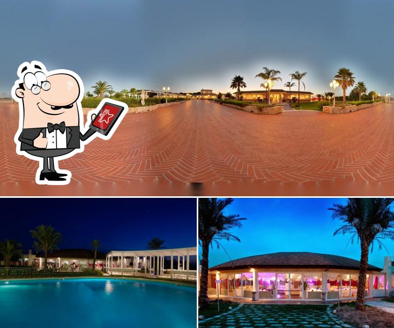 Goditi la vista dall'area esterna di Al Parco Ricevimenti