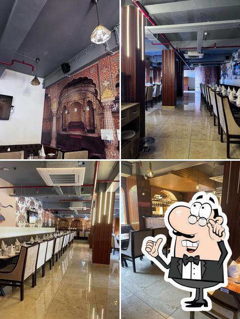 The interior of Dilli Darbar Restaurant