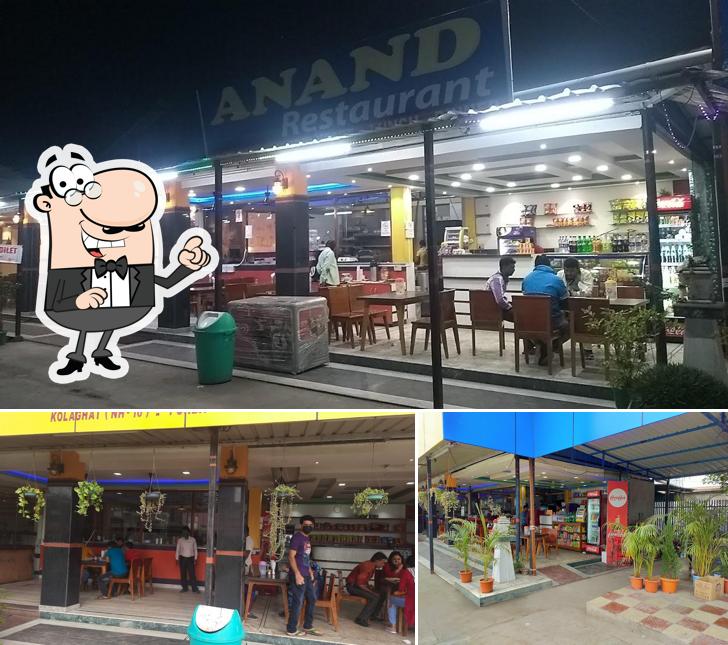 Take a seat at one of the tables at Anand RestauranT