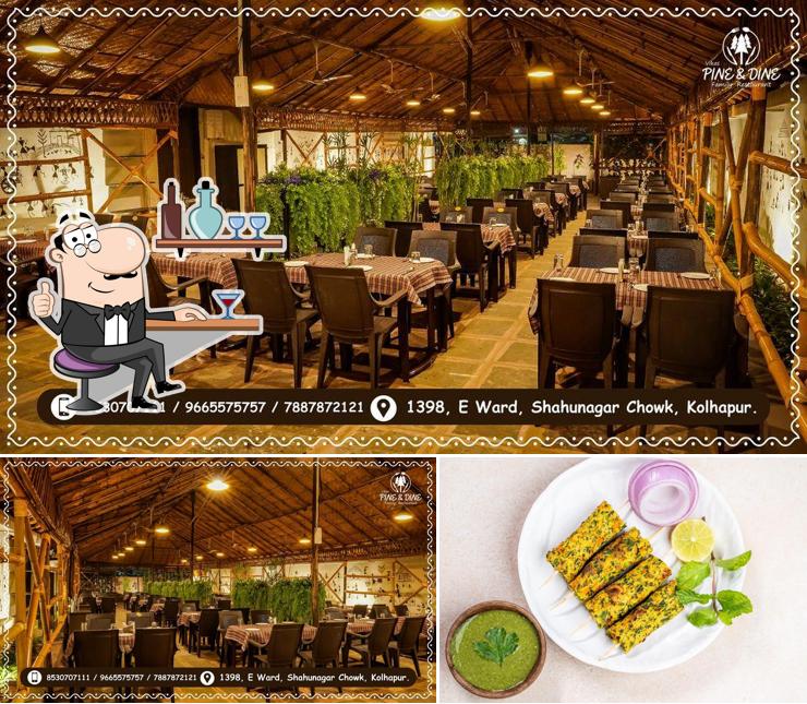 Pine & Dine is distinguished by interior and food