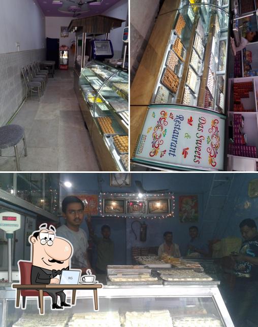 The interior of Das Sweets & Restaurant