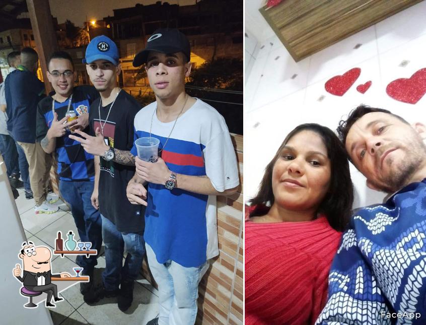 O interior do Pizzaria Saborosa