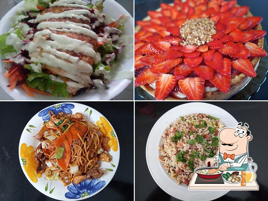 Arroz frito em Disk Delicias da Dê