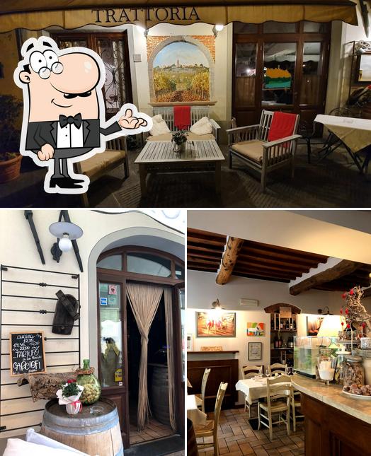 Gli interni di Trattoria montecarlo