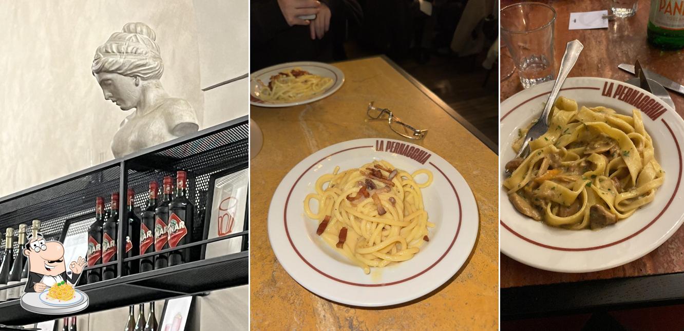 Spaghetti alla carbonara al La Pernacchia