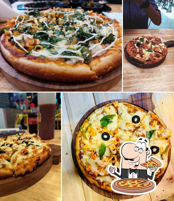 At IRC Pizza Cafe, you can order pizza