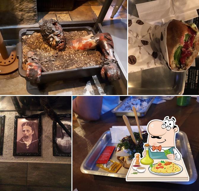 Platos en Zombie Burger