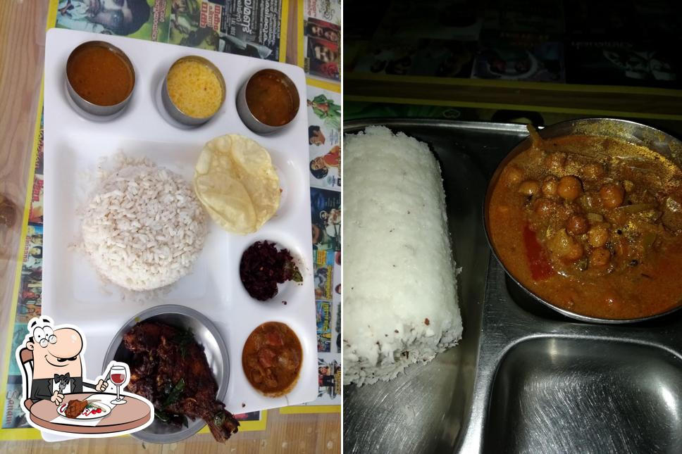 Cinema Cafe serves meat meals