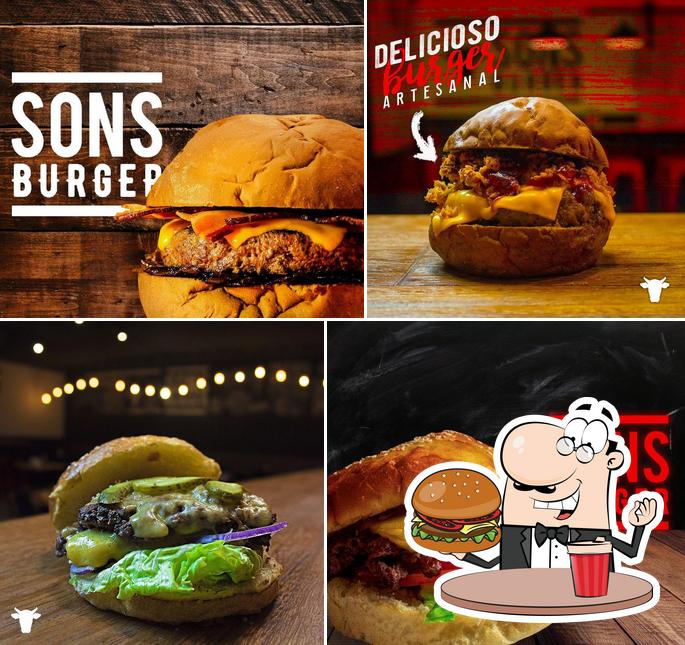 Delicie-se com um hambúrguer no Sons Burger