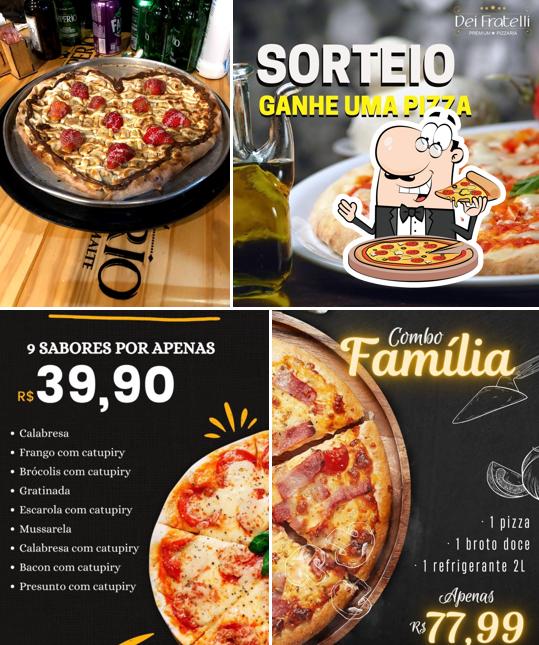 No Dei fratelli pizzaria, você pode desfrutar de pizza