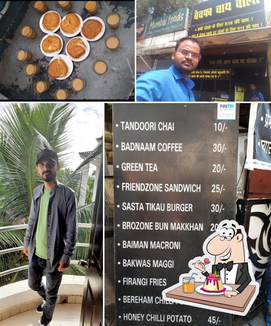 Bewafa Chaiwala serves a range of desserts