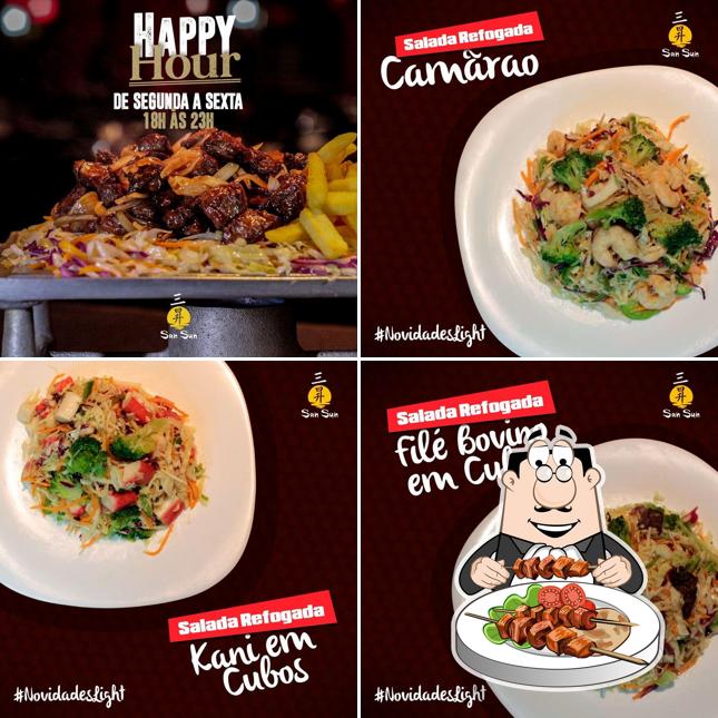 Comida em Restaurante San Sun Tambauzinho