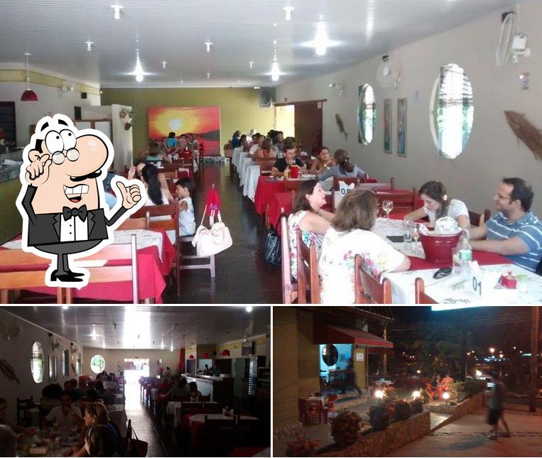 O interior do Rubinho Frutos Do Mar