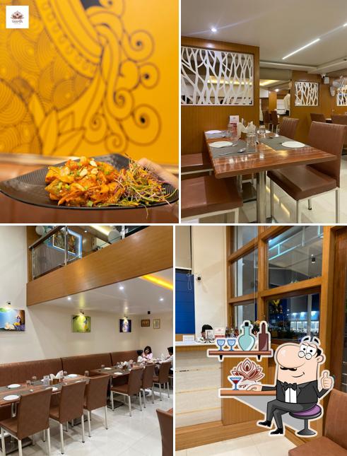 The interior of Teerth - Taste Of Veg