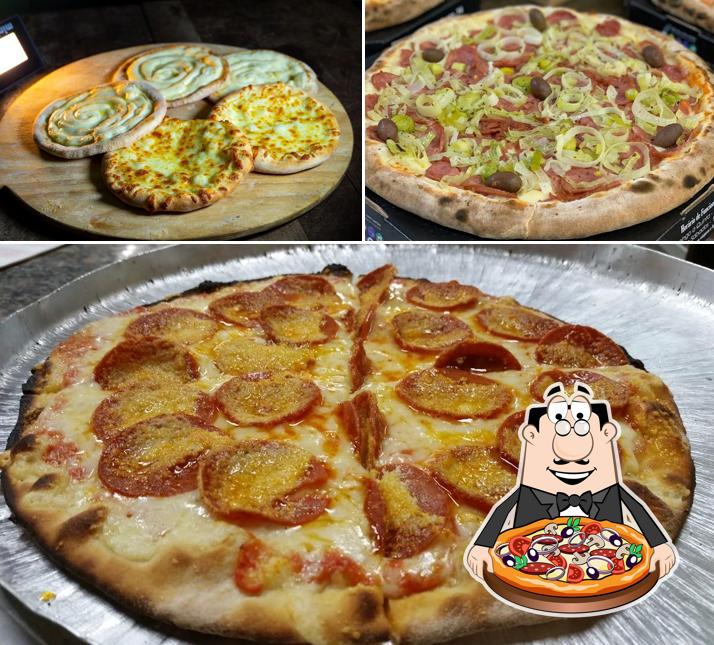 Experimente pizza no Lions Pizzas