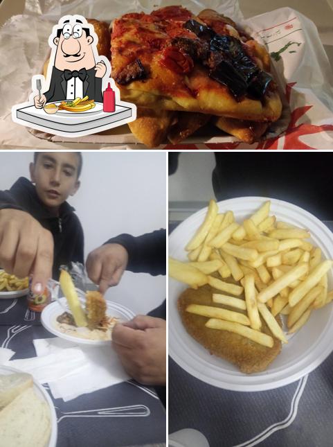 Prova a prendere le patatine fritte a Da Matteo O' Coreano