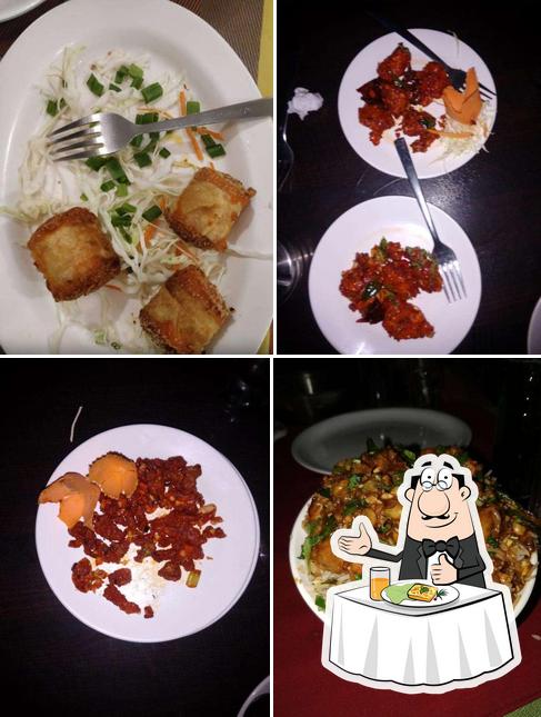 Food at Hotel cheers baar & restaurant