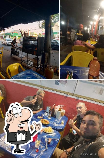 O interior do Costelão